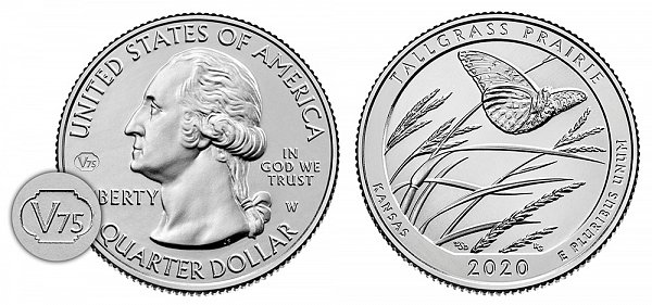 2020 W Tallgrass Prairie Quarter - Kansas