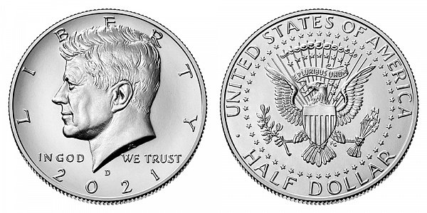 2021 D Kennedy Half Dollar 