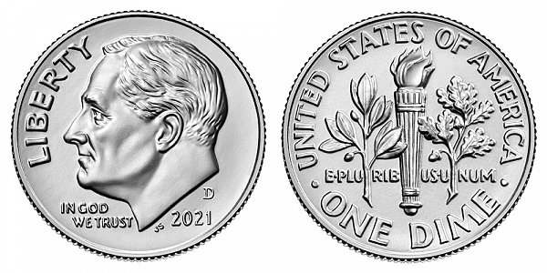 2021 D Roosevelt Dime