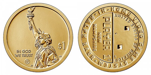 2021 D New Hampshire American Innovation Dollar 