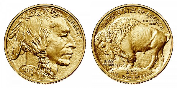 2021 One Ounce Gold American Buffalo - 1 oz Gold $50 