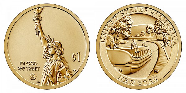 2021 S Reverse Proof New York American Innovation Dollar 