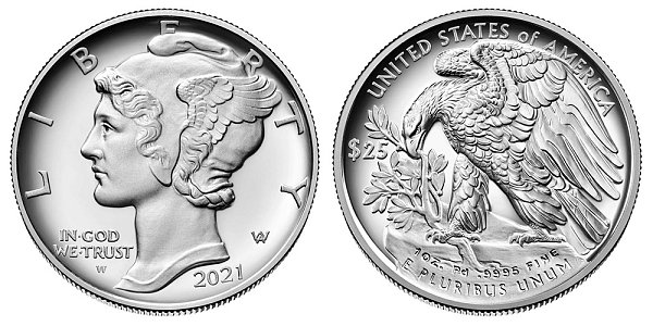 2021 W Proof American Palladium Eagle 