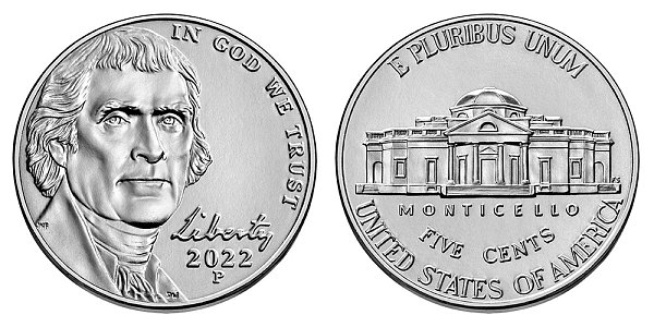 2022 P Jefferson Nickel 