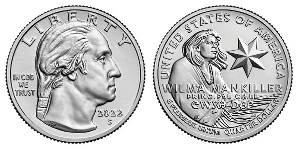 2022 S Uncirculated Wilma Mankiller American Women Quarter