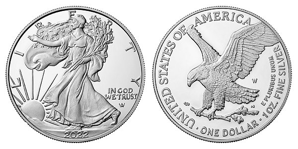 2022 W Proof American Silver Eagle 