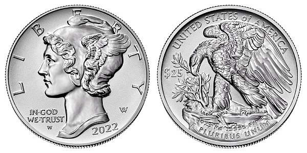 2022 W Reverse Proof American Palladium Eagle 