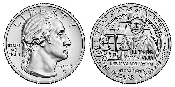 2023 D Eleanor Roosevelt American Women Quarter 