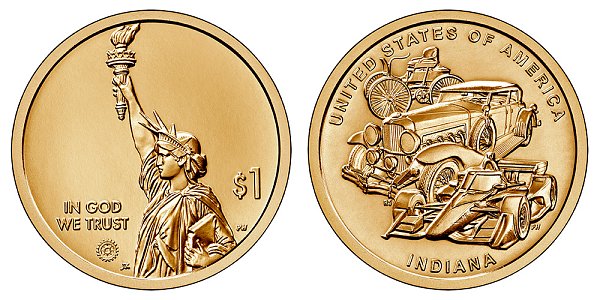 2023 D Indiana American Innovation Dollar 