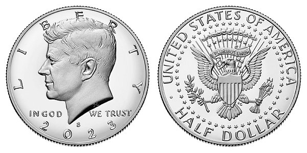 2023 S Silver Proof Kennedy Half Dollar 