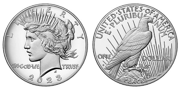 2023 S Proof Peace Silver Dollar
