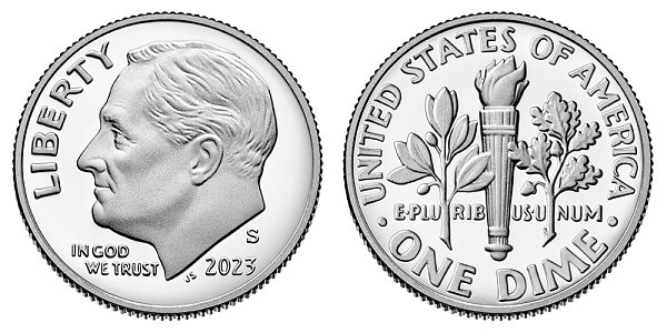 2023 S Silver Proof Roosevelt Dime 