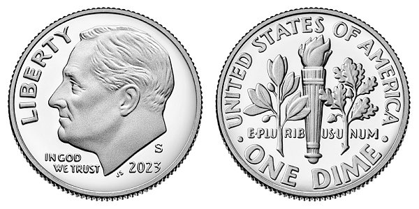 2023 S Proof Roosevelt Dime