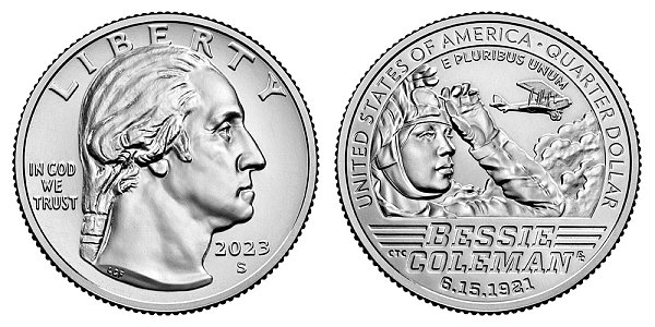 2023 S Uncirculated Bessie Coleman American Women Quarter 