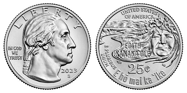 2023 S Uncirculated Edith Kanaka'ole American Women Quarter 