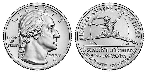 2023 S Uncirculated Maria Tallchief American Women Quarter 
