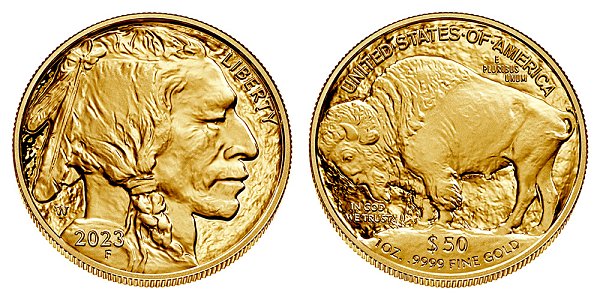 2023 W Proof One Ounce American Gold Buffalo - 1 oz Gold $50 