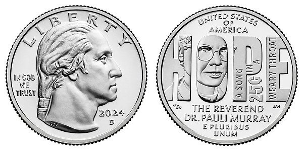 2024 D Pauli Murray American Women Quarter