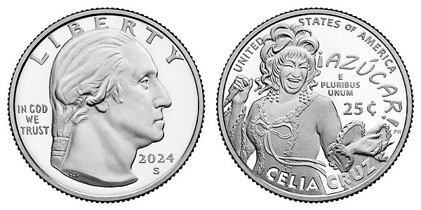 2024 S Silver Proof Celia Cruz American Women Quarter 