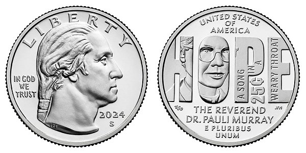 2024 S Uncirculated Pauli Murray American Women Quarter