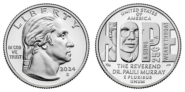 2024 S Uncirculated Pauli Murray American Women Quarter 