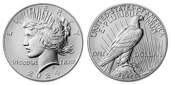 2024 Uncirculated Peace Silver Dollar