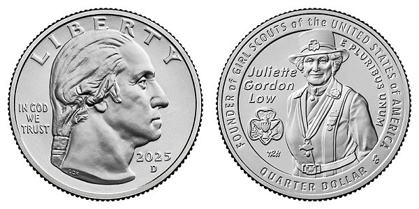 2025 D Juliette Gordon Low American Women Quarter