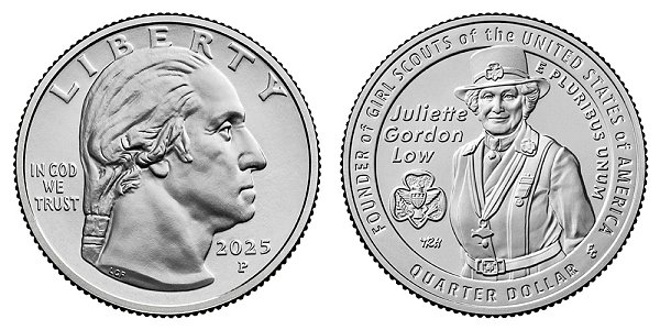 2025 P Juliette Gordon Low American Women Quarter