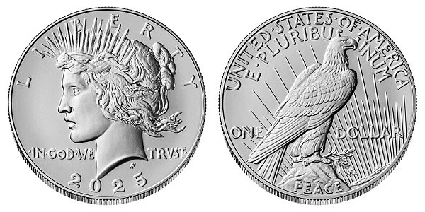 2025 Uncirculated Peace Silver Dollar 