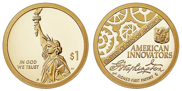 2018 S Proof American Innovation Dollar - American Innovators Introductory Coin