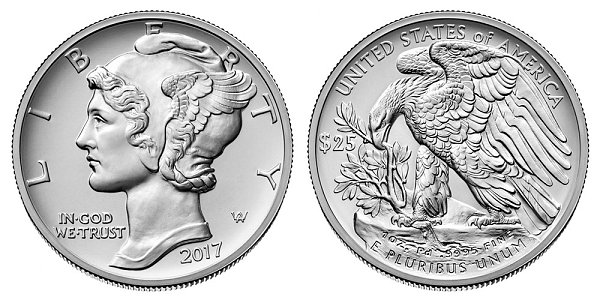 American Palladium Eagle Bullion Coins $25 One Ounce Palladium US Coin
