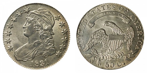 1831 Capped Bust Half Dollar
