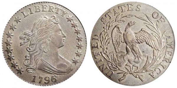 1796 Draped Bust Dime - Small Eagle 