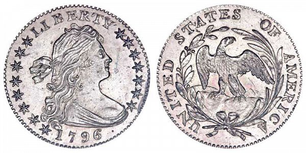 1796 Draped Bust Half Dimes - Small Eagle Varieties 