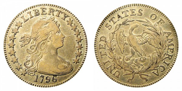 1796 Draped Bust Quarter - Small Eagle Reverse 