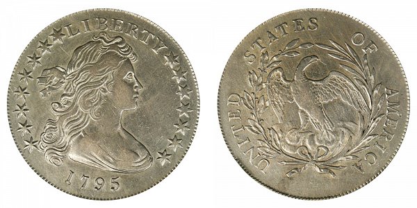 1795 Draped Bust Silver Dollar - Off Center Bust 