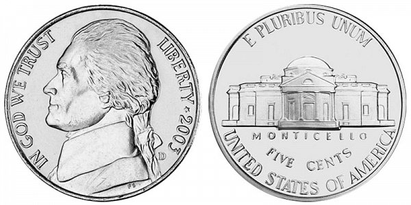 Jefferson Nickels Pre-War Composition US Coin