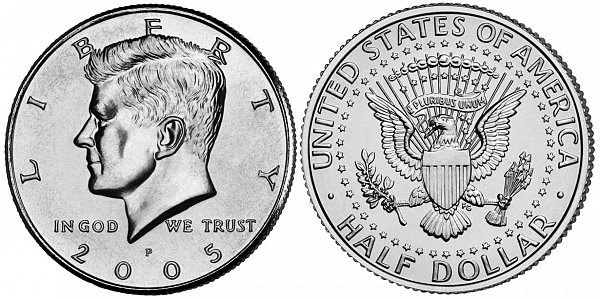 2005 P Kennedy Half Dollar 