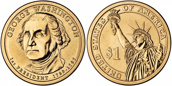 Presidential Dollars Golden Dollar US Coin