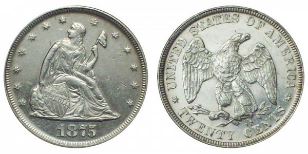 1875 Twenty Cent Piece