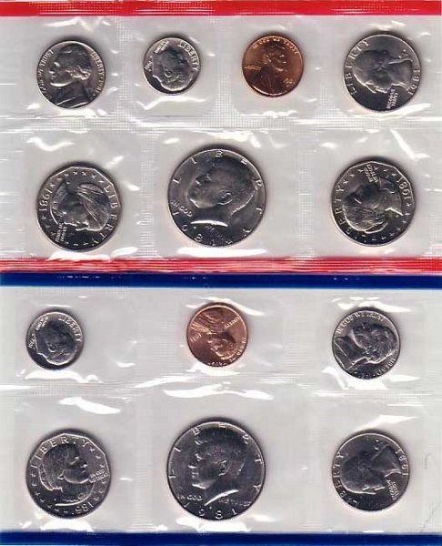  Uncirculated Mint Sets Collectible Mint Condition Coins US Coin