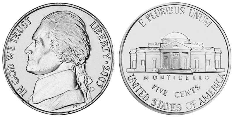 1978 S Jefferson Nickel 5c Gem Proof Roll 40 US coins