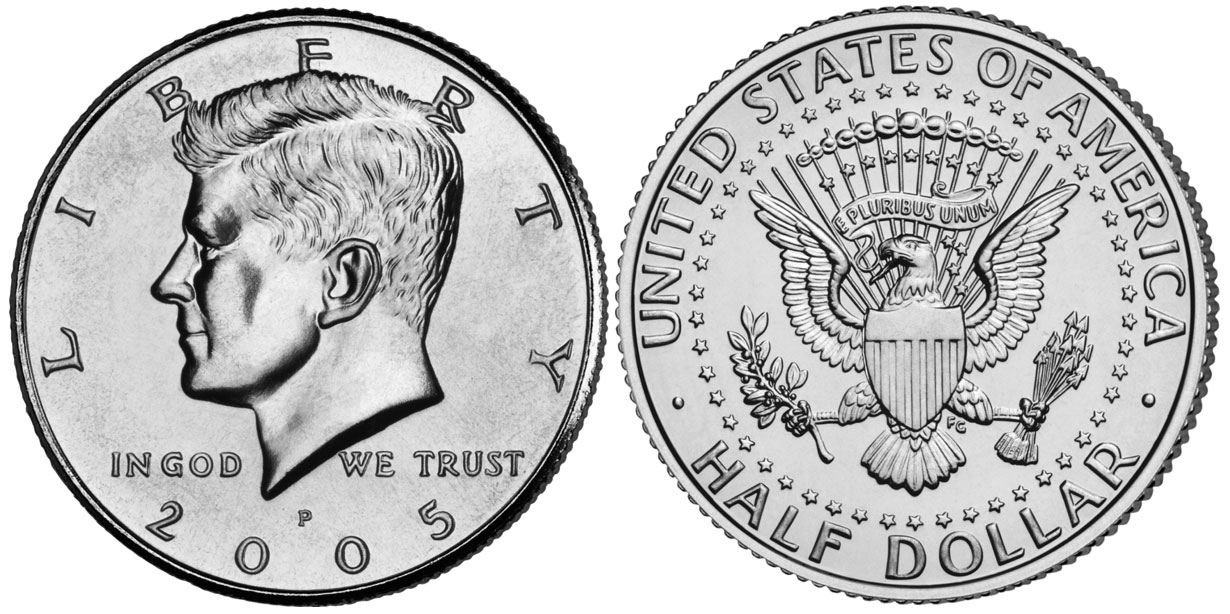 2007 P Kennedy Half Dollar BU Uncirculated Mint State 50c US Coin Collectible 