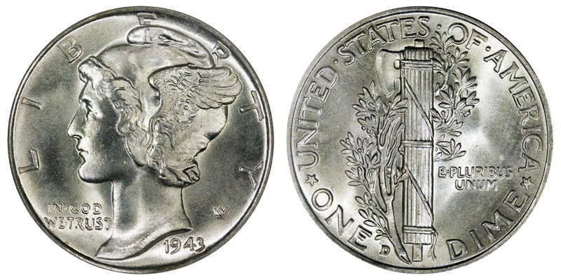 Mercury Dimes - Price Charts & Coin Values
