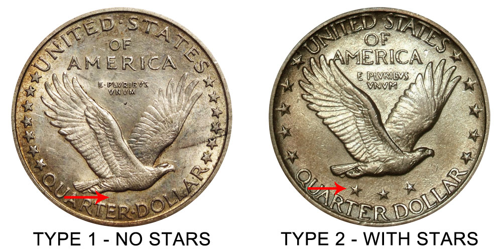 Type 2 Uncertified VF 1917-S Standing Liberty Silver Quarter 